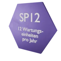 12 Wartungseinheiten pro Jahr