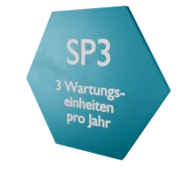3 Wartungseinheiten pro Jahr