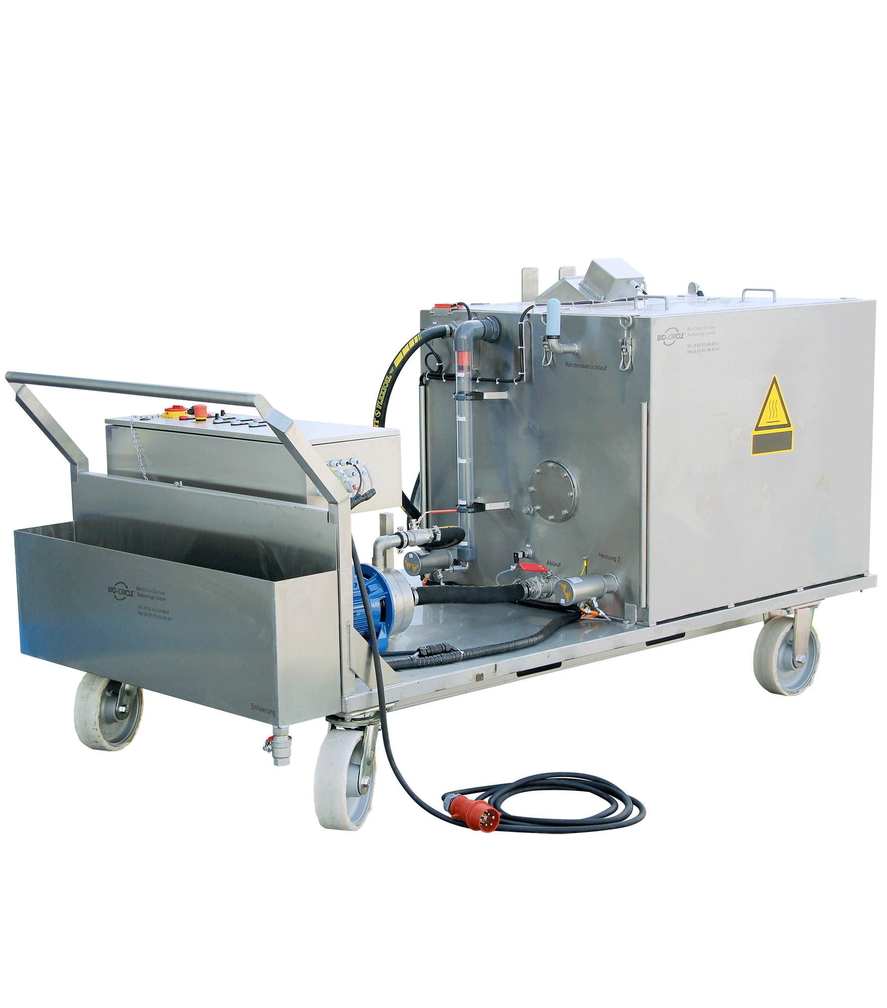 RWR 500 Liter - Reinigungsanlage für Rohre, Wärmetauscher und  Temperiergeräte
